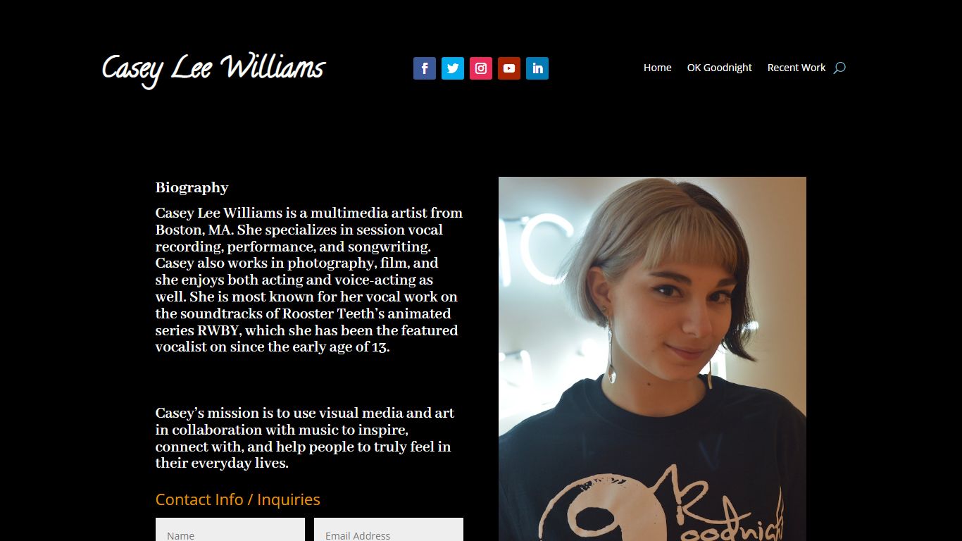 Casey Lee Williams | Official Casey Lee Williams Website
